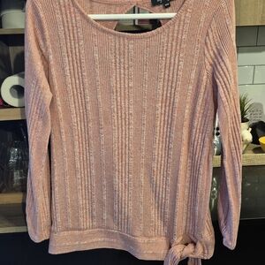 Women's Pink Knit Top